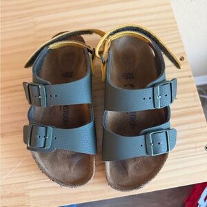 VGUC Milano AS Kids Birko-Flor Desert Soil Thyme/Ochre SIZE 12 kids sandal shoes